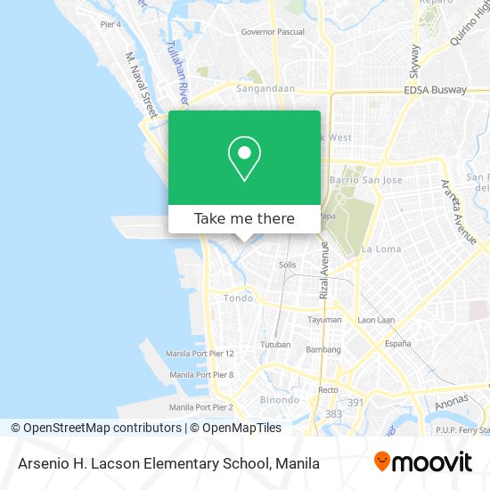 Arsenio H. Lacson Elementary School map