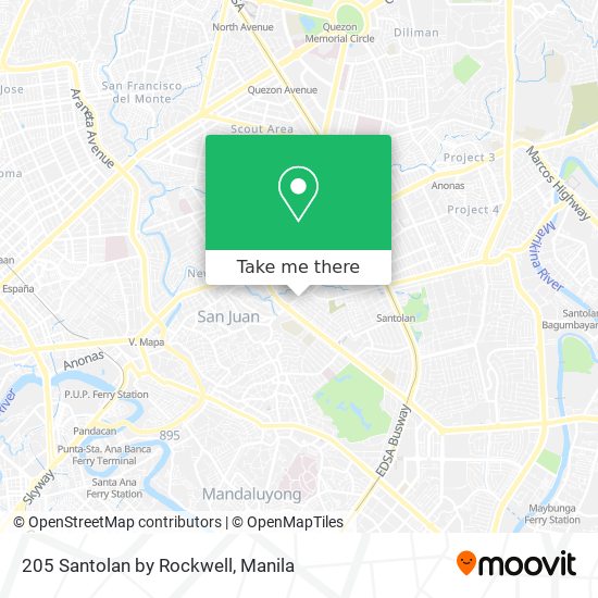 205 Santolan by Rockwell map