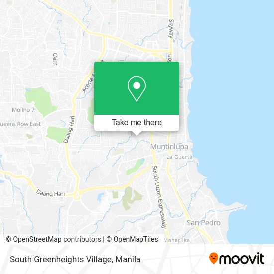 South Greenheights Village map