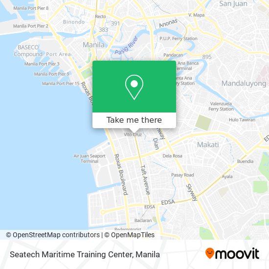 Seatech Maritime Training Center map