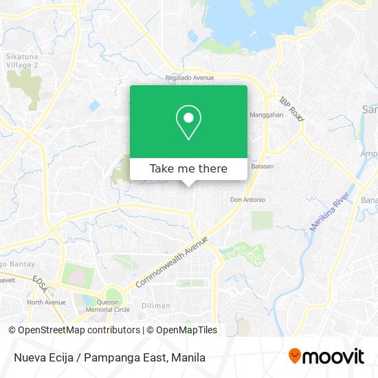 Nueva Ecija / Pampanga East map