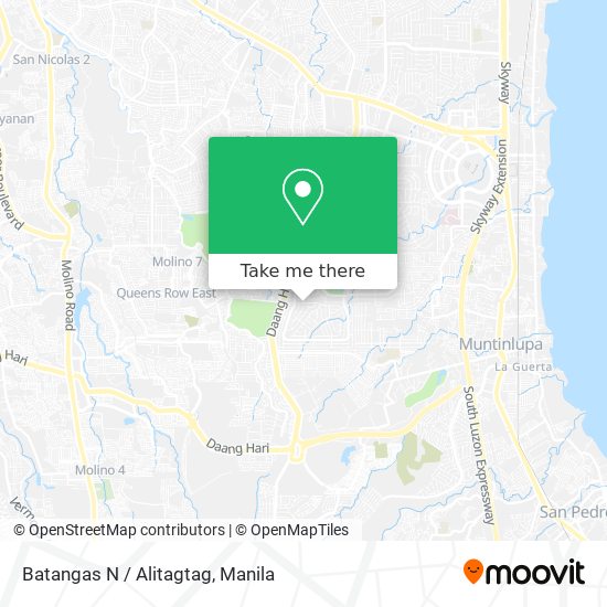Batangas N / Alitagtag map