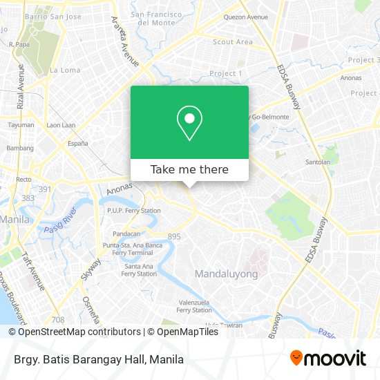 Brgy. Batis Barangay Hall map