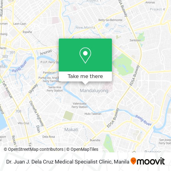 Dr. Juan J. Dela Cruz Medical Specialist Clinic map