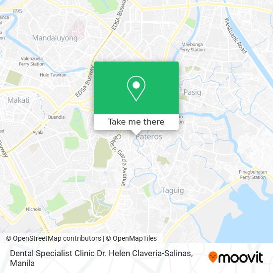Dental Specialist Clinic Dr. Helen Claveria-Salinas map