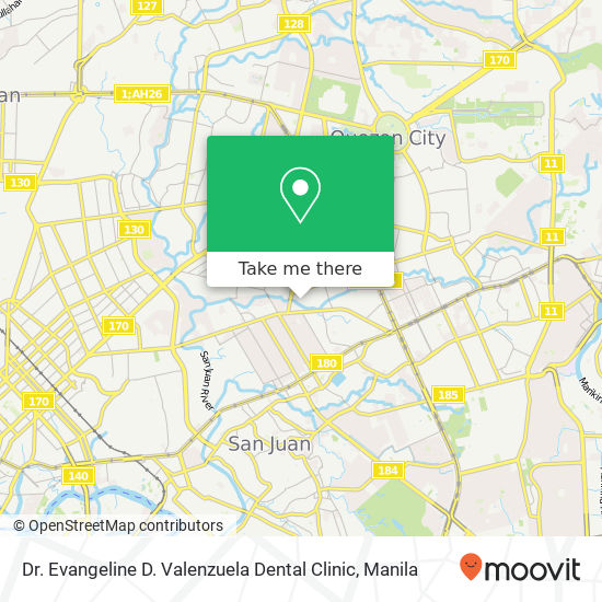 Dr. Evangeline D. Valenzuela Dental Clinic map