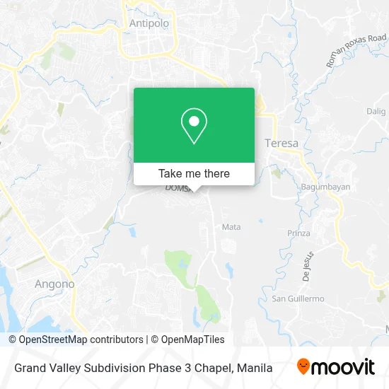 Grand Valley Subdivision Phase 3 Chapel map