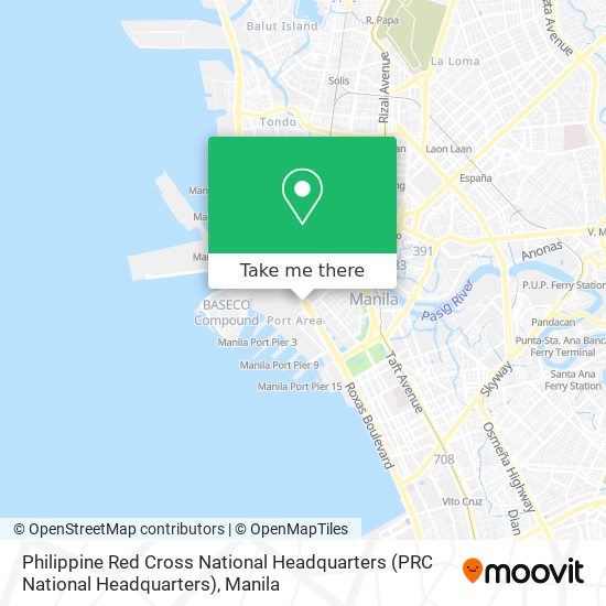 Philippine Red Cross National Headquarters (PRC National Headquarters) map