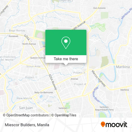 Miescor Builders map