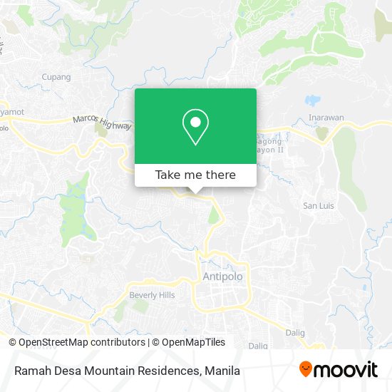 Ramah Desa Mountain Residences map