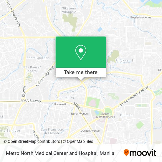 Metro North Medical Center and Hospital map