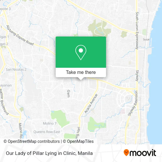 Our Lady of Pillar Lying in Clinic map