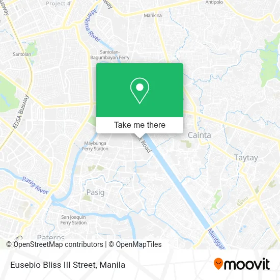 Eusebio Bliss III Street map