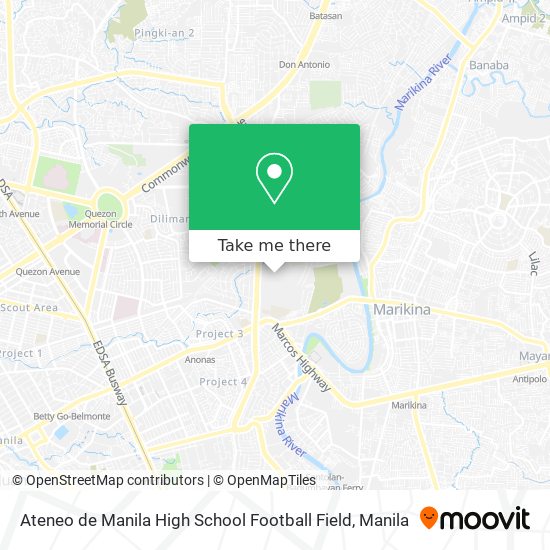 Ateneo de Manila High School Football Field map