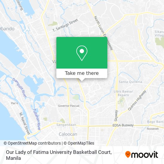 Our Lady of Fatima University Basketball Court map