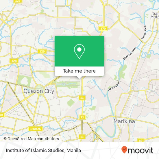 Institute of Islamic Studies map