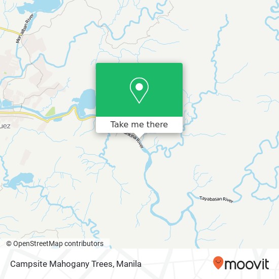 Campsite Mahogany Trees map