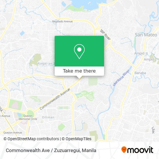 Commonwealth Ave / Zuzuarregui map
