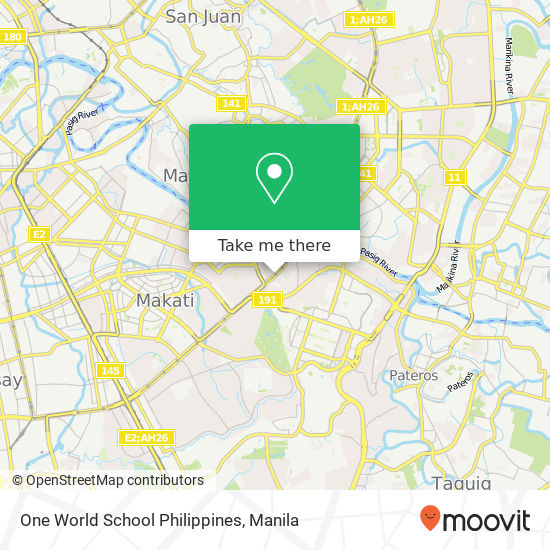 One World School Philippines map