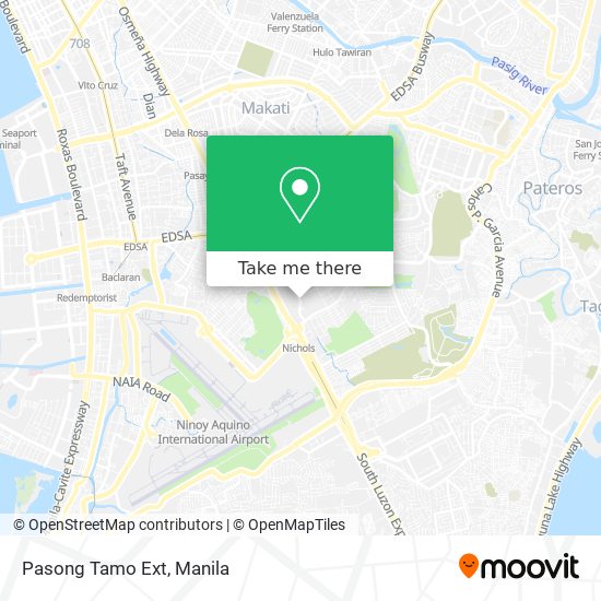 Pasong Tamo Ext map