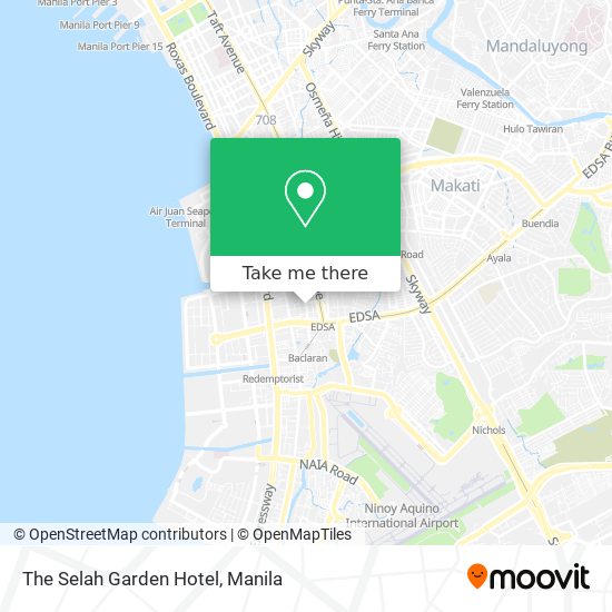 The Selah Garden Hotel map