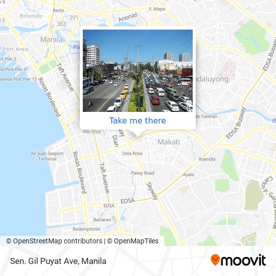Sen. Gil Puyat Ave map