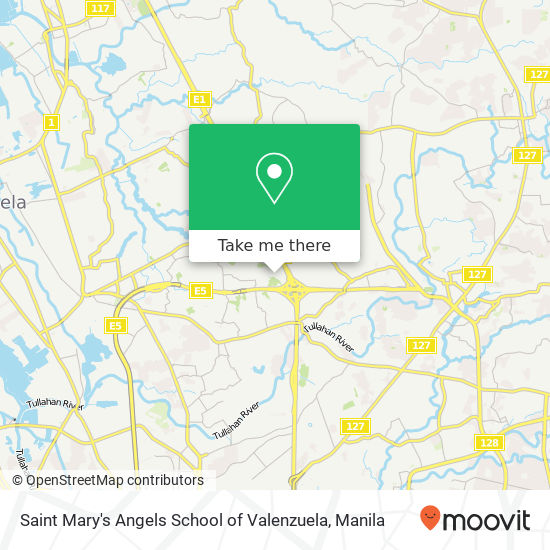 Saint Mary's Angels School of Valenzuela map