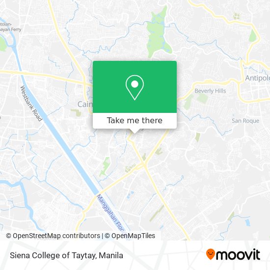 Siena College of Taytay map