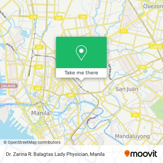 Dr. Zarina R. Balagtas Lady Physician map