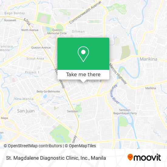 St. Magdalene Diagnostic Clinic, Inc. map