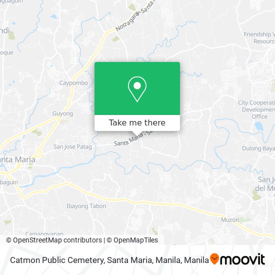 Catmon Public Cemetery, Santa Maria, Manila map