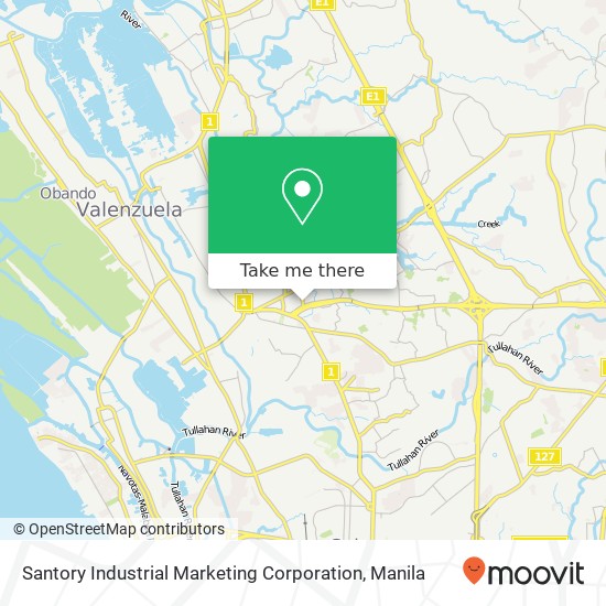 Santory Industrial Marketing Corporation map