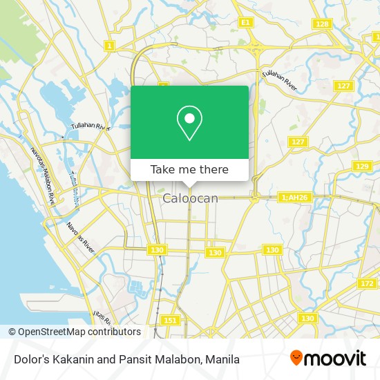 Dolor's Kakanin and Pansit Malabon map