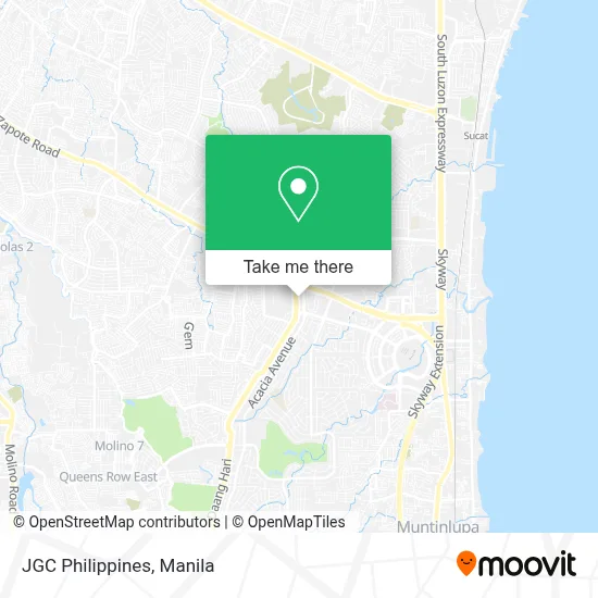 JGC Philippines map