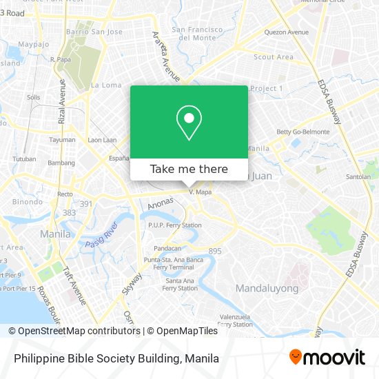 Philippine Bible Society Building map