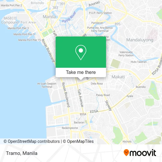 Tramo map