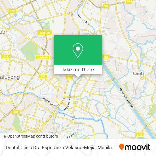Dental Clinic Dra Esperanza Velasco-Mejia map