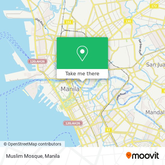 Muslim Mosque map