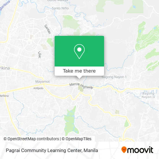 Pagrai Community Learning Center map