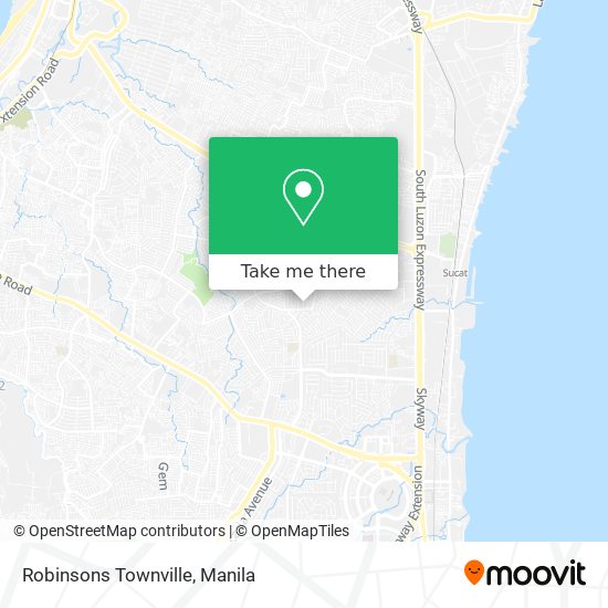 Robinsons Townville map