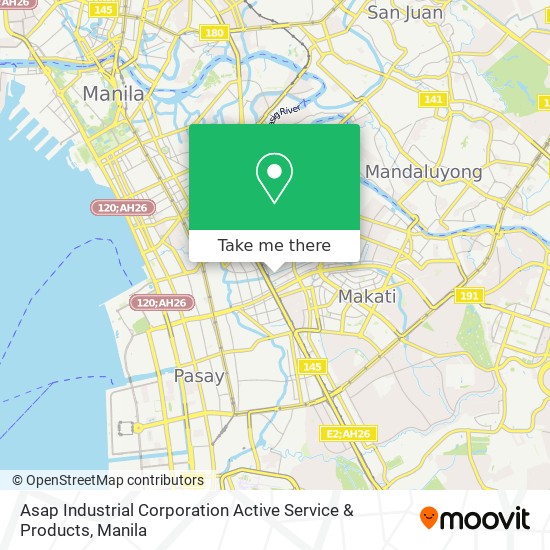 Asap Industrial Corporation Active Service & Products map