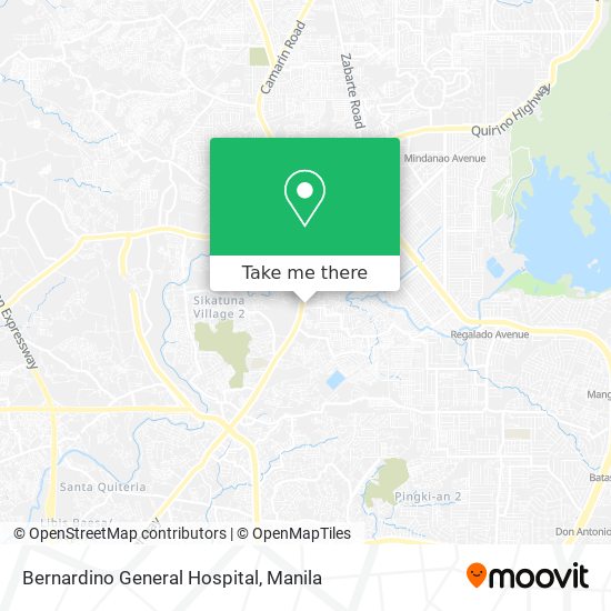 Bernardino General Hospital map