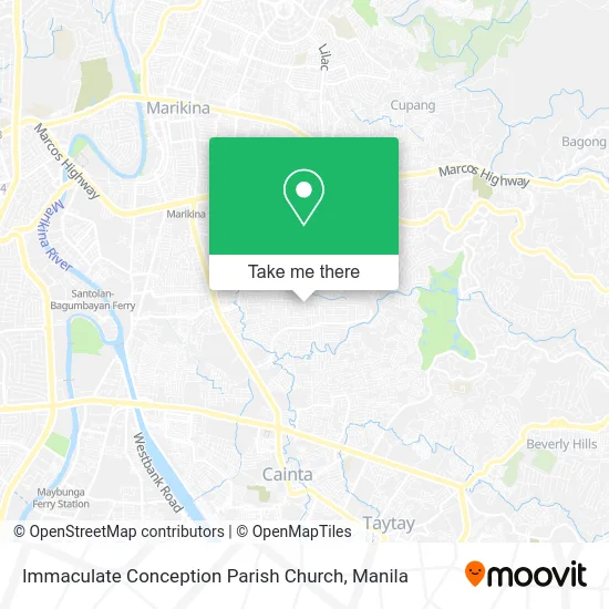 Immaculate Conception Parish Church map
