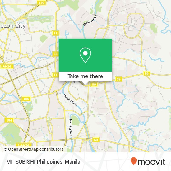 MITSUBISHI Philippines map