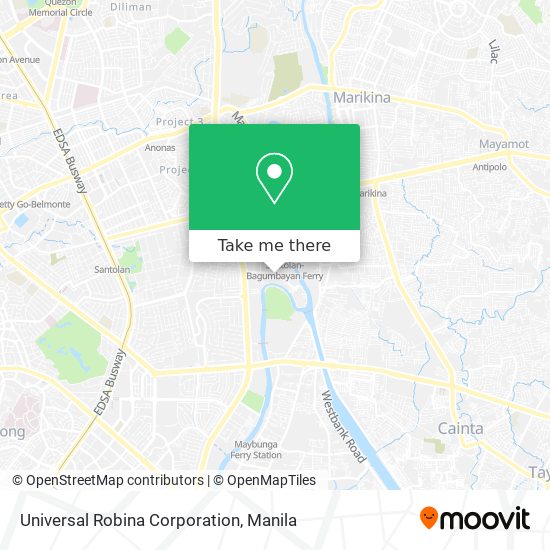 Universal Robina Corporation map