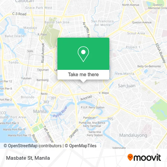 Masbate St map