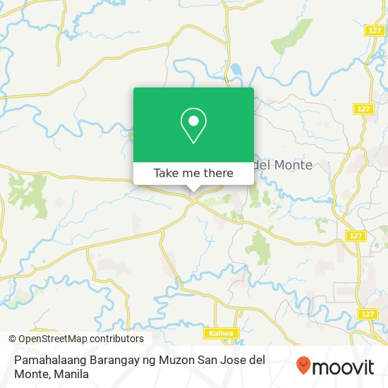 Pamahalaang Barangay ng Muzon San Jose del Monte map