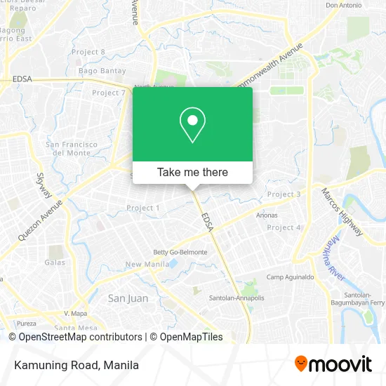 Kamuning Road map