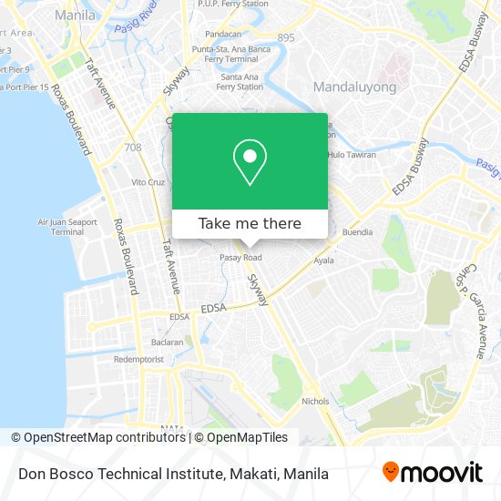 Don Bosco Technical Institute, Makati map
