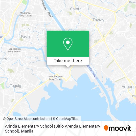Arinda Elementary School (Sitio Arenda Elementary School) map